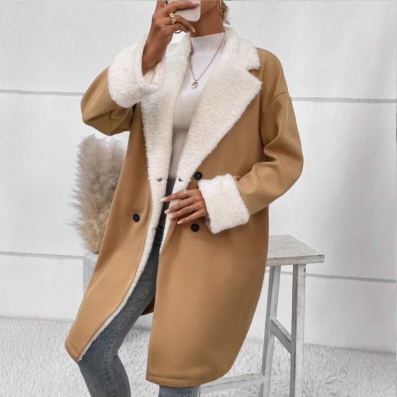 👜 -50 % sur toute la mode femme ! ✨Manteau en laine élégant d'hiver pour femmes