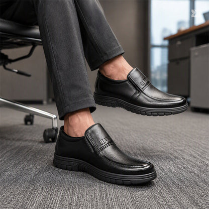 Chaussures habillées décontractées pour hommes, légères et à enfiler