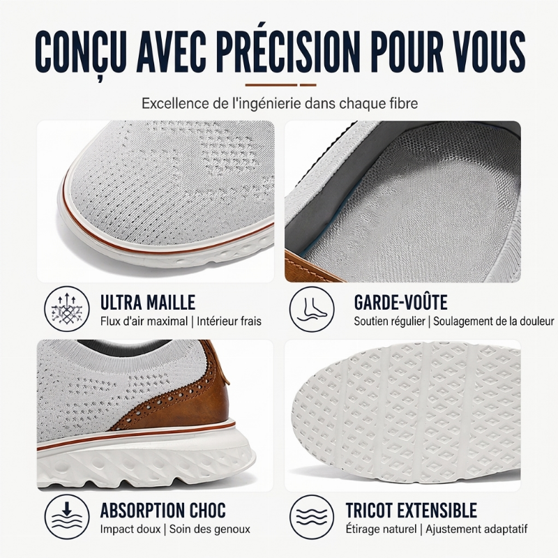 Chaussures de running décontractées, légères et respirantes pour hommes