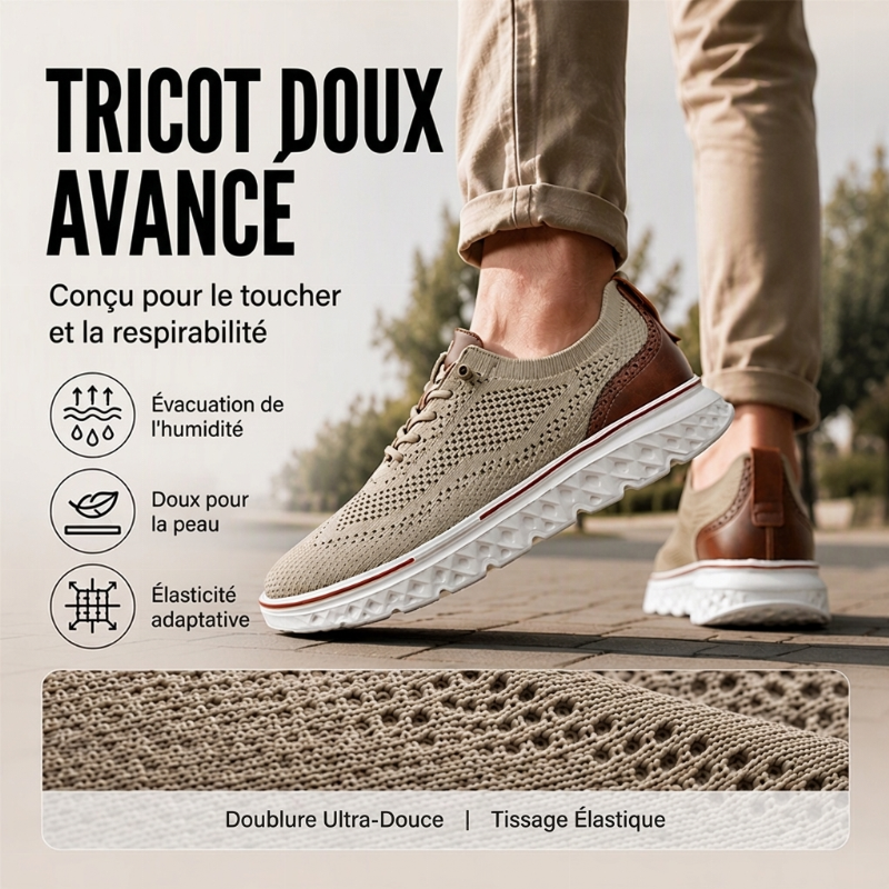 Chaussures de running décontractées, légères et respirantes pour hommes