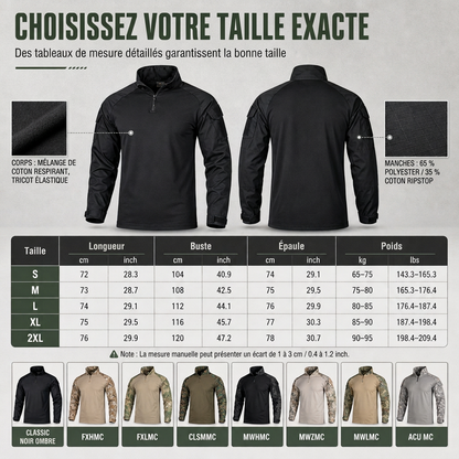 👜 -50 % sur toute la mode femme ! ✨Veste tactique à manches longues pour homme
