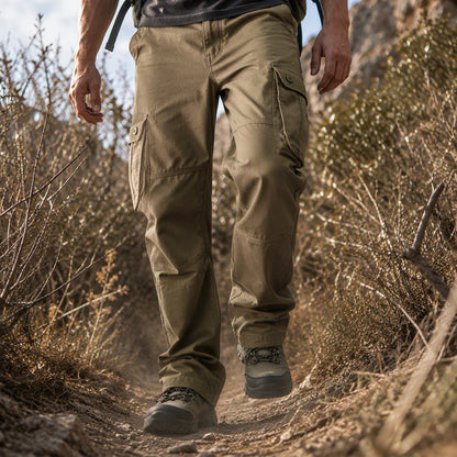Pantalon cargo coupe décontractée pour homme avec multiples poches