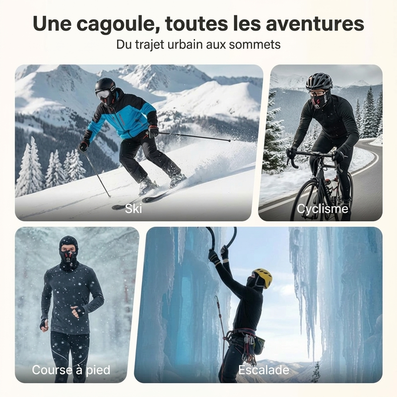 💥 Soldes de fin d'année - 40% de réduction 💞 Masque intégral coupe-vent pour utilisation hivernale, unisexe