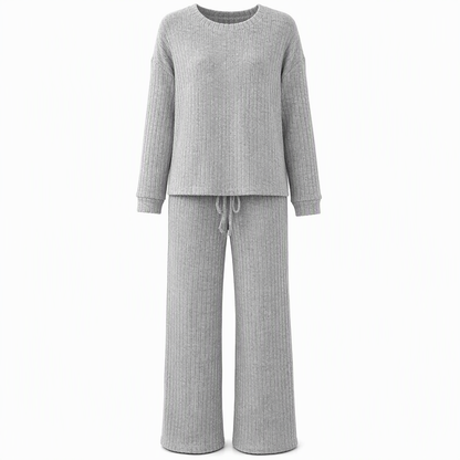 Ensemble de détente en maille décontracté pour femme