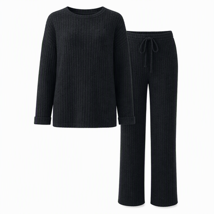 Ensemble de détente en maille décontracté pour femme