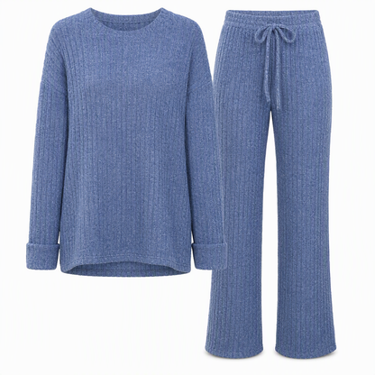Ensemble de détente en maille décontracté pour femme