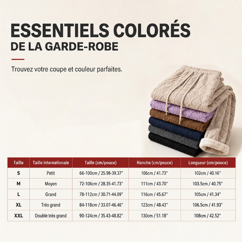 Pantalon décontracté à cordon de serrage pour femmes, coupe droite