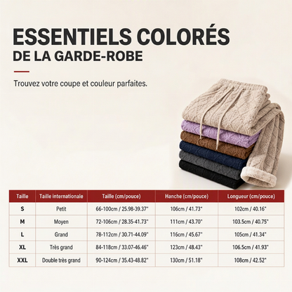 Pantalon décontracté à cordon de serrage pour femmes, coupe droite