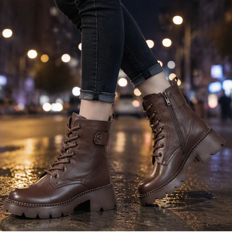 Bottes Plate-Forme Rétro pour Femme