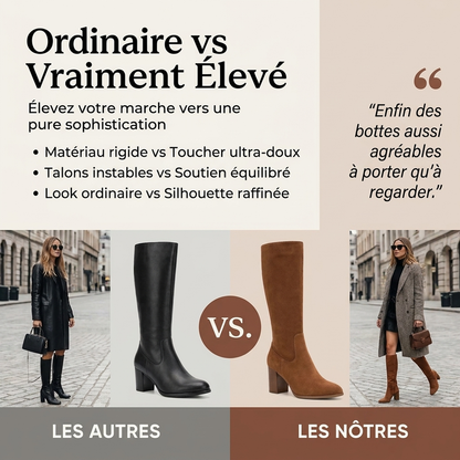 ⏳Liquidation totale⏳Bottes hautes au genou, chic et décontractées pour femmes