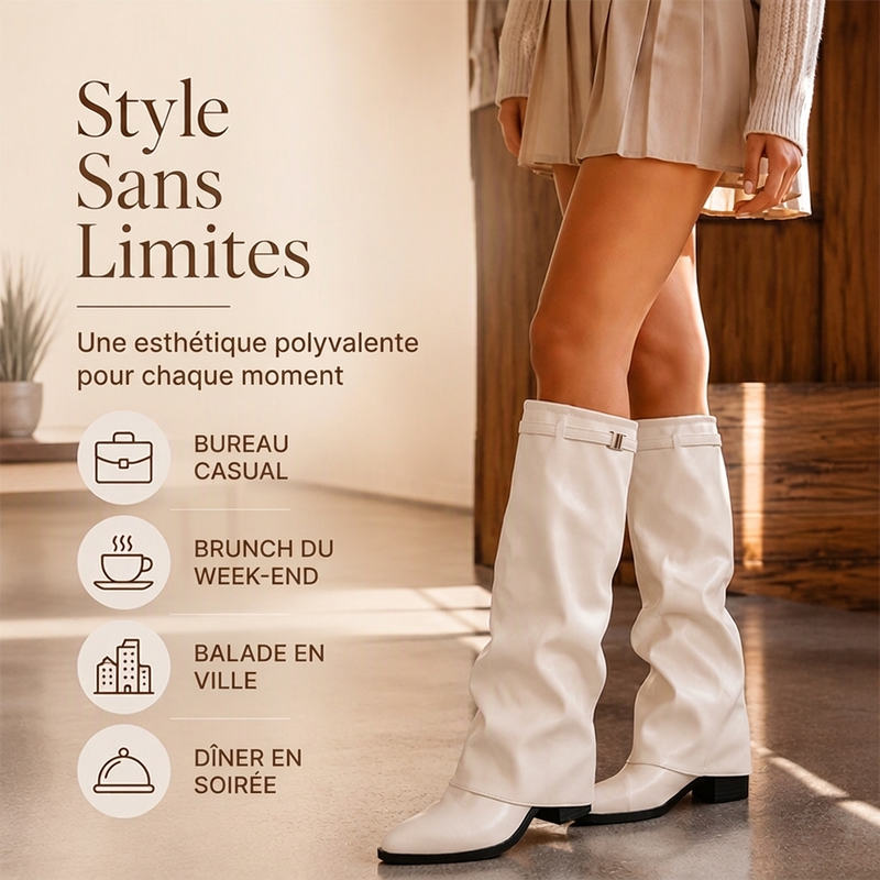 ⏳Liquidation totale⏳Bottes hautes au genou, chic et décontractées pour femmes