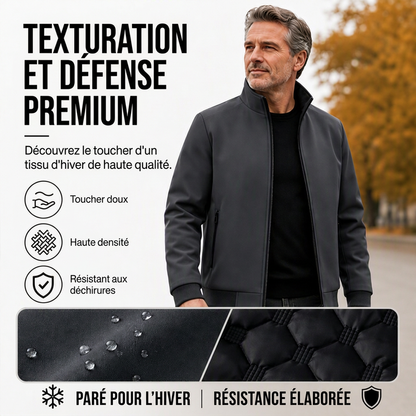 Veste d'hiver épaisse classique pour homme