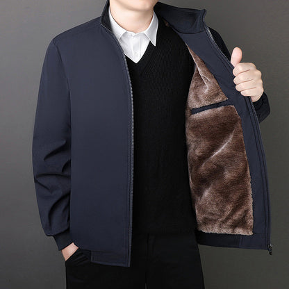 Veste d'hiver épaisse classique pour homme