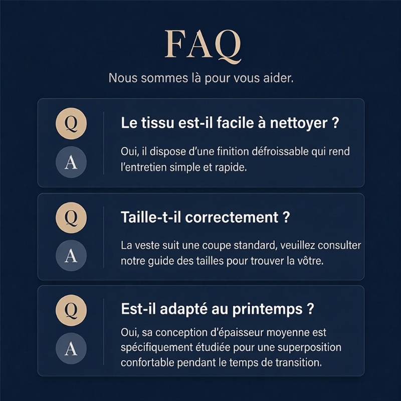 Veste matelassée chaude décontractée à col montant pour homme