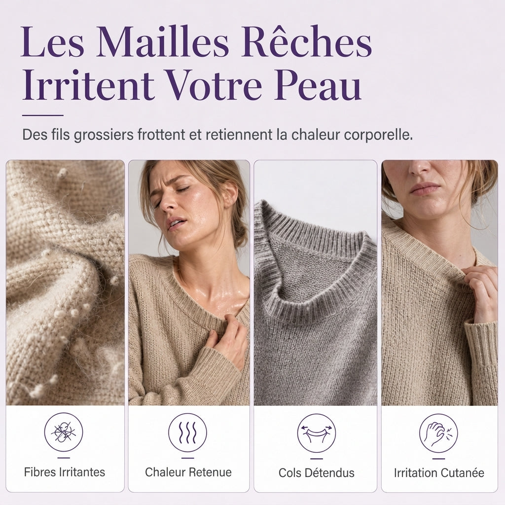 Pull en maille à col en V et manches longues pour femme, confortable pour l'automne et l'hiver