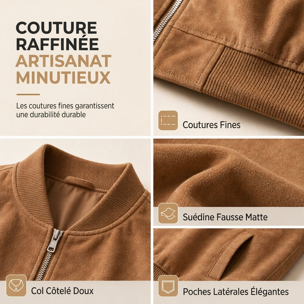 Veste décontractée à zip pour femmes