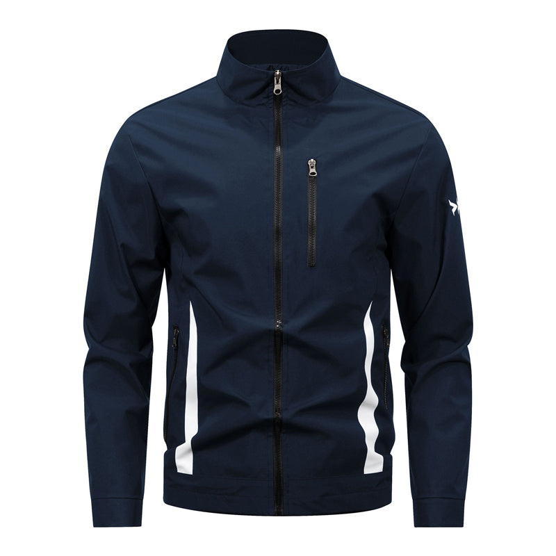 📢📢50 % DE RÉDUCTION !! ⏰Veste décontractée à col montant et fermeture éclair pour homme