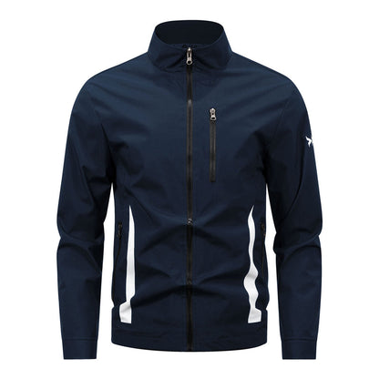📢📢50 % DE RÉDUCTION !! ⏰Veste décontractée à col montant et fermeture éclair pour homme
