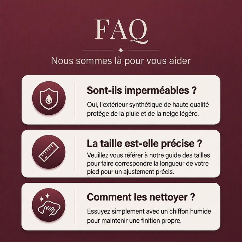 Bottes d'hiver chaudes et antidérapantes pour femmes