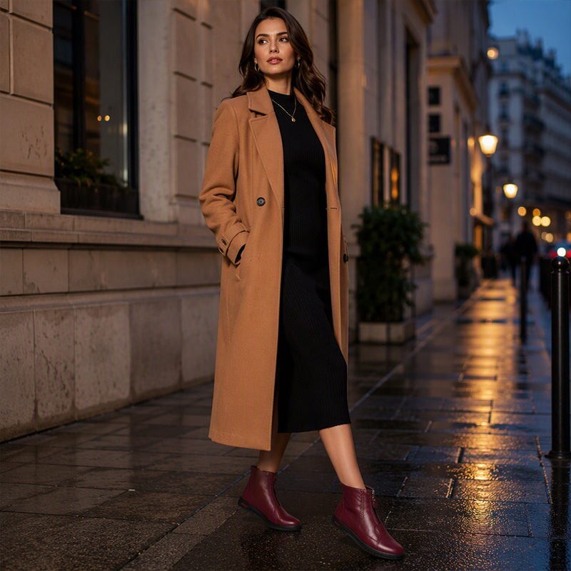 Bottes d'hiver chaudes et antidérapantes pour femmes