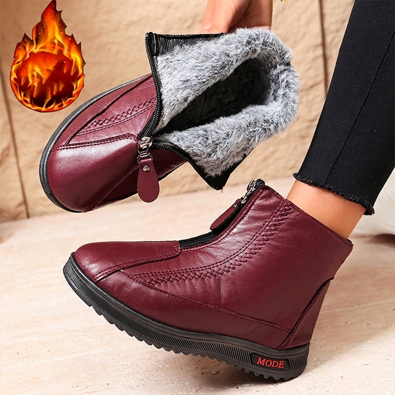 Bottes d'hiver chaudes et antidérapantes pour femmes