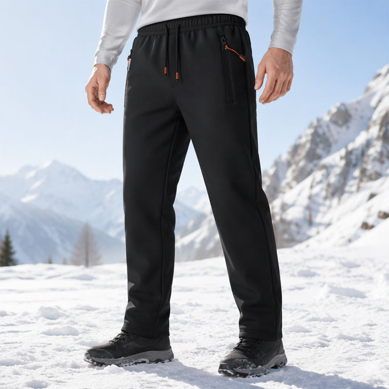 Pantalon de survêtement thermique confortable d'hiver pour homme