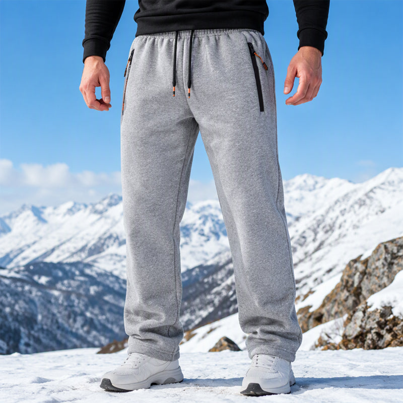 Pantalon de survêtement thermique confortable d'hiver pour homme
