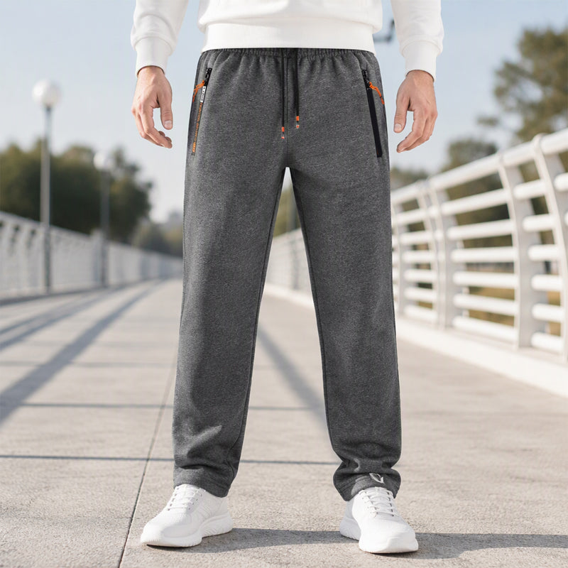 Pantalon de survêtement thermique confortable d'hiver pour homme
