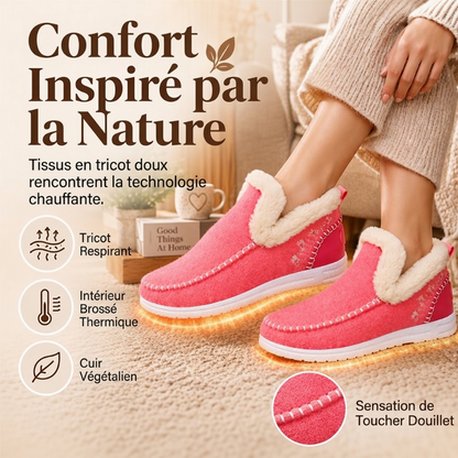 Bottes de neige d'hiver pour femme à doublure pelucheuse