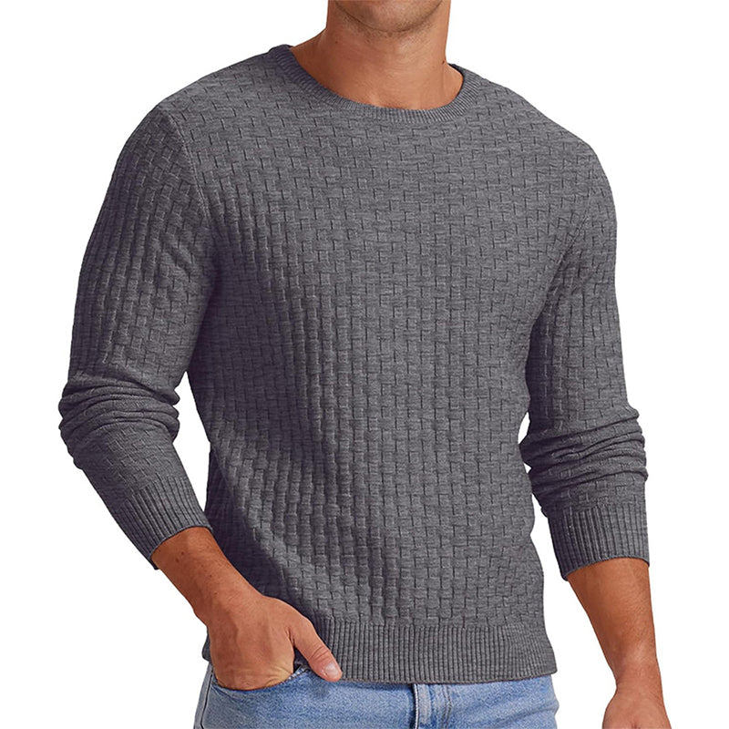 📢📢50 % DE RÉDUCTION !! ⏰& Livraison gratuite✈️Pull en tricot à col rond décontracté pour homme