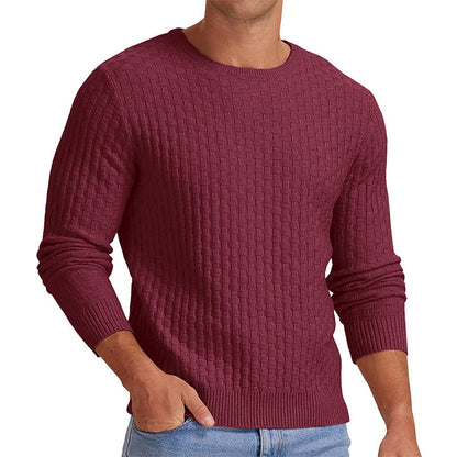 📢📢50 % DE RÉDUCTION !! ⏰& Livraison gratuite✈️Pull en tricot à col rond décontracté pour homme