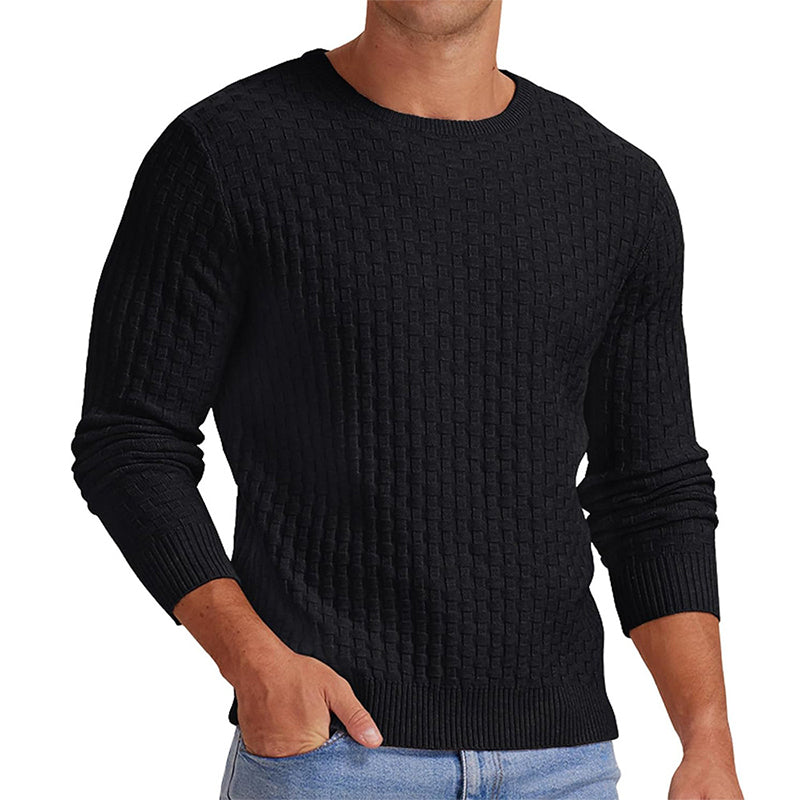 📢📢50 % DE RÉDUCTION !! ⏰& Livraison gratuite✈️Pull en tricot à col rond décontracté pour homme