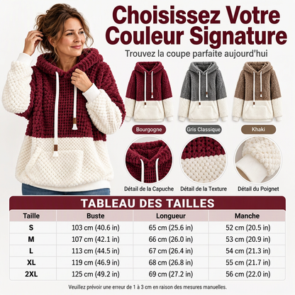 👜 -50 % sur toute la mode femme ! ✨Sweat-shirt à capuche thermique et confortable pour femme pour l'hiver