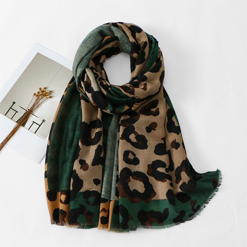 🧣 Écharpe-châle polyvalente et légère à imprimé léopard 🐆✨ – 50 % de réduction | Garantie « satisfait ou remboursé » de 30 jours