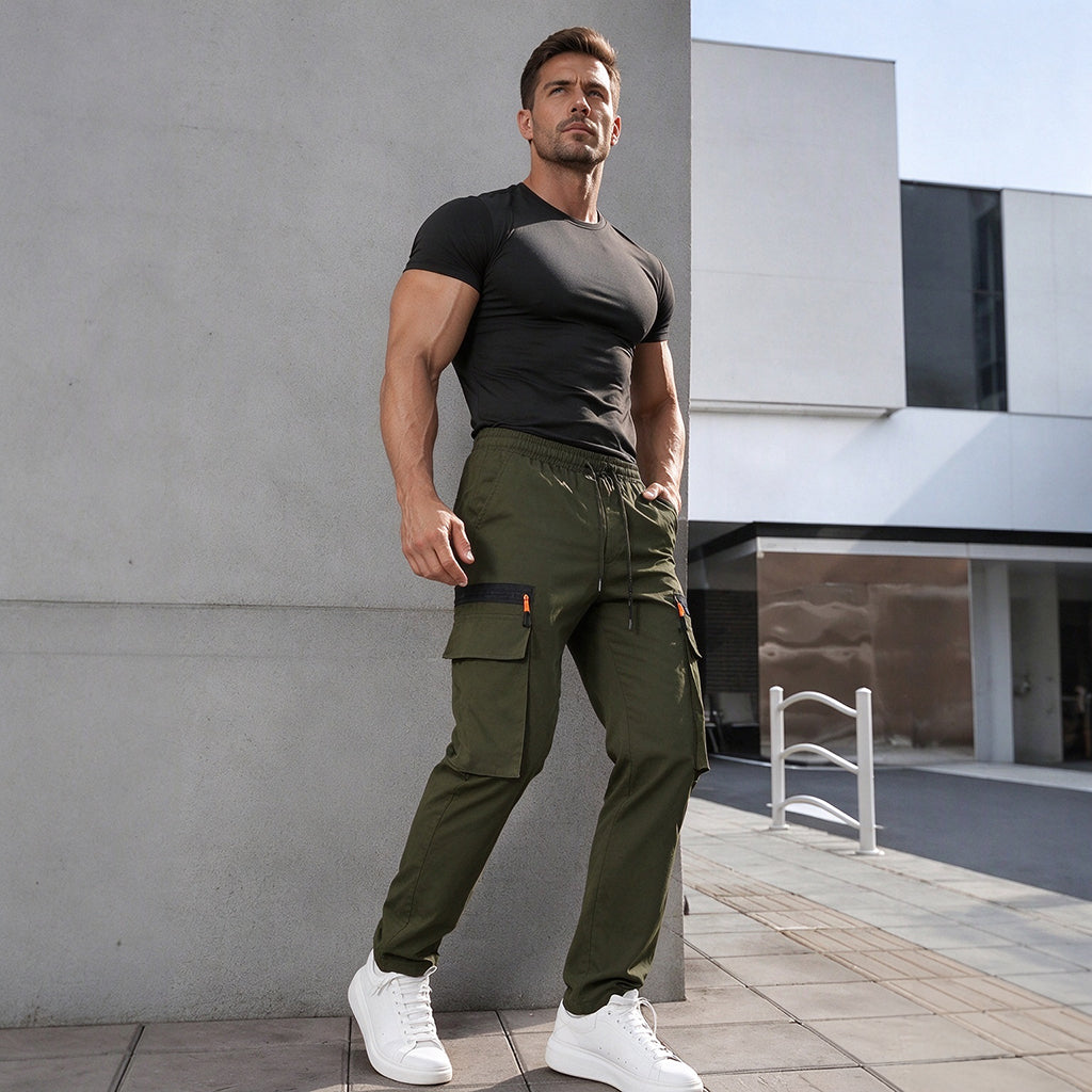 🔥 50% de réduction 🔥Pantalon cargo décontracté à plusieurs poches pour hommes