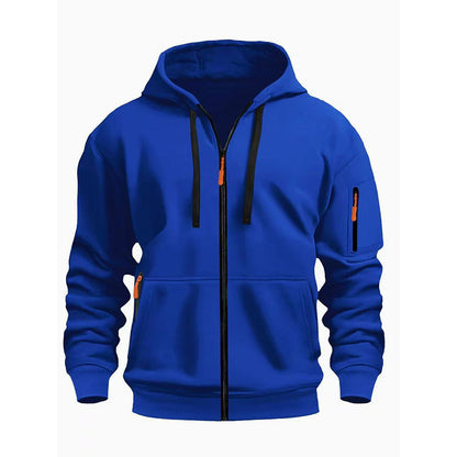 Veste à capuche thermique décontractée pour homme