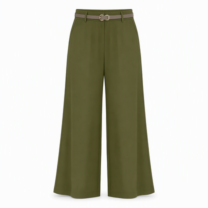 Pantalon de ville décontracté à larges jambes pour femmes, pantalon long pour automne-hiver