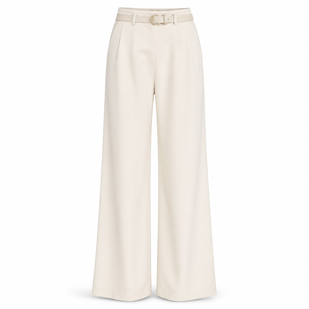 Pantalon de ville décontracté à larges jambes pour femmes, pantalon long pour automne-hiver