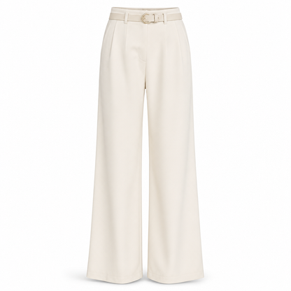 Pantalon de ville décontracté à larges jambes pour femmes, pantalon long pour automne-hiver