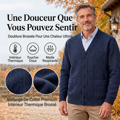 🔥 50% de réduction 🔥Cardigan Chaud Classique pour Homme