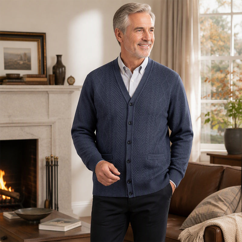 🔥 50% de réduction 🔥Cardigan Chaud Classique pour Homme