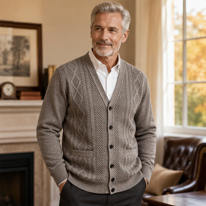 🔥 50% de réduction 🔥Cardigan Chaud Classique pour Homme