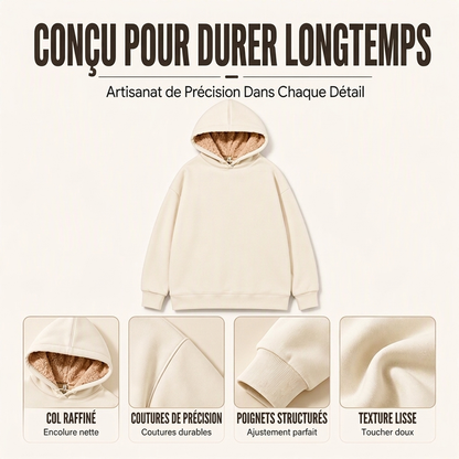 🔥 50% de réduction 🔥Hoodie homme épaissi avec doublure sherpa
