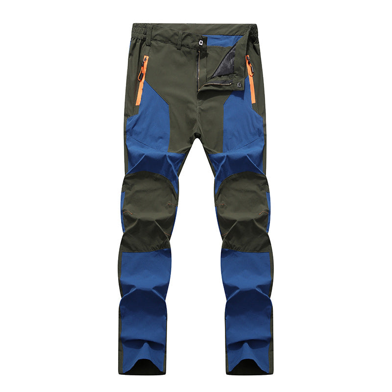 ✨Pantalons de randonnée imperméables et coupe-vent à patchwork pour hommes