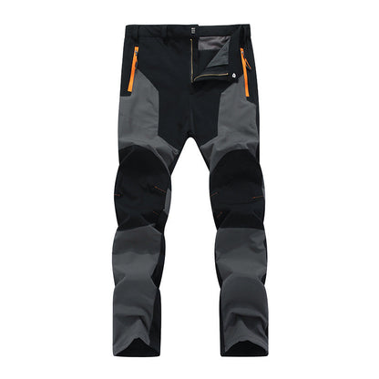 ✨Pantalons de randonnée imperméables et coupe-vent à patchwork pour hommes