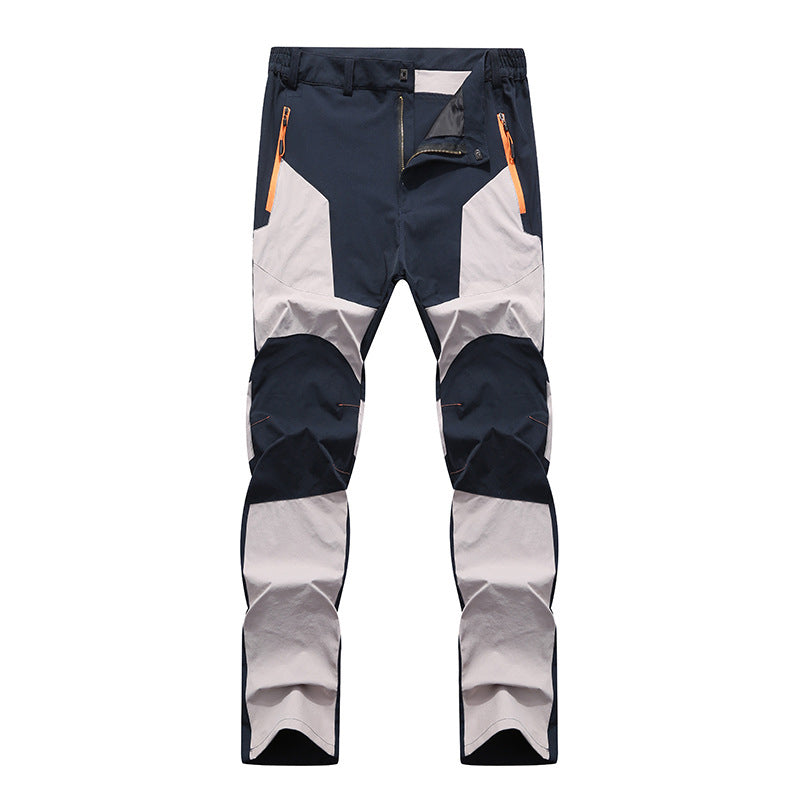 ✨Pantalons de randonnée imperméables et coupe-vent à patchwork pour hommes