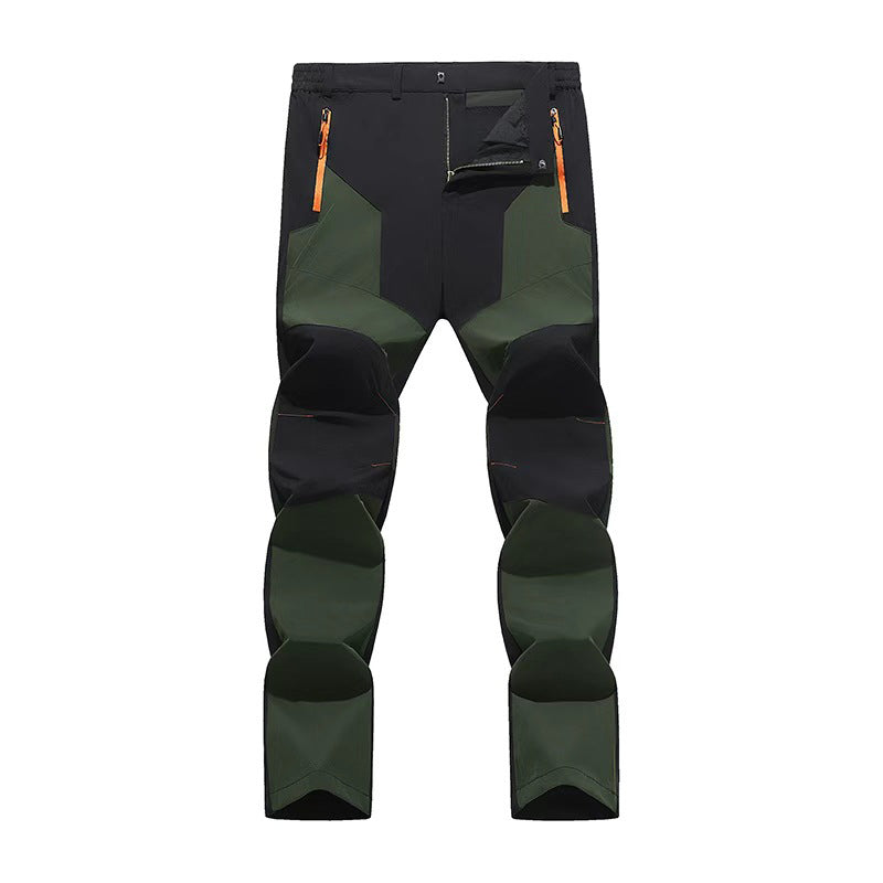 ✨Pantalons de randonnée imperméables et coupe-vent à patchwork pour hommes