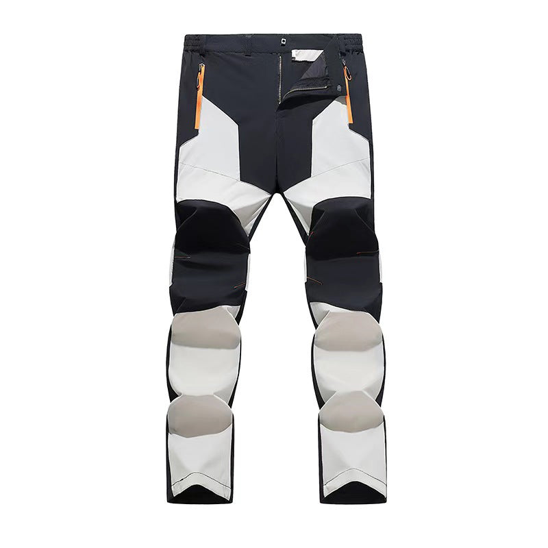 ✨Pantalons de randonnée imperméables et coupe-vent à patchwork pour hommes