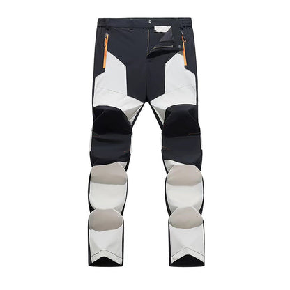 ✨Pantalons de randonnée imperméables et coupe-vent à patchwork pour hommes