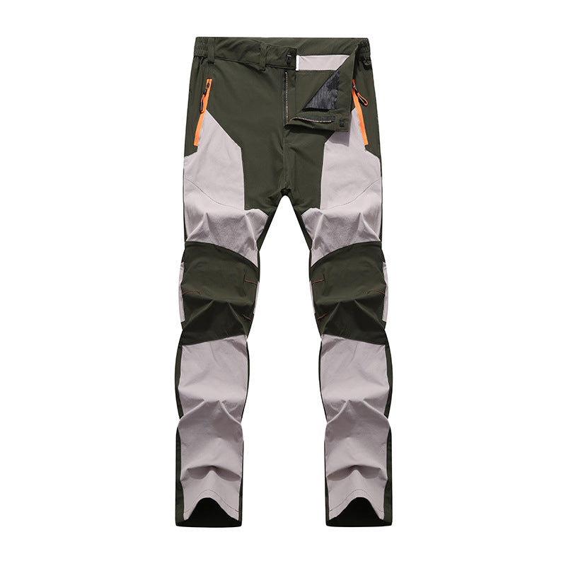 ✨Pantalons de randonnée imperméables et coupe-vent à patchwork pour hommes